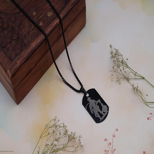 Divine Protection in Every Detail: The Micro-Carved Hanuman Chalisa Locket by Richa Crystal Jewellery