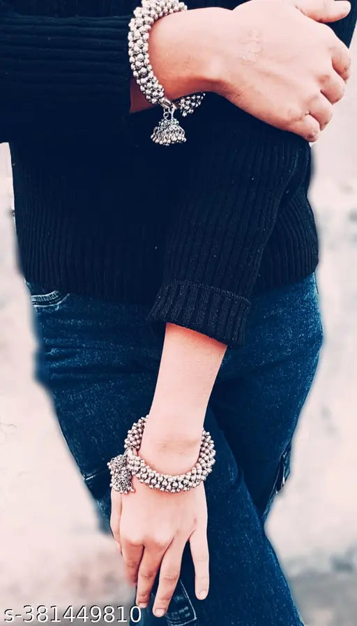 Timeless Elegance: Why Every Wardrobe Needs the Sterling Silver Kada Pack of 2